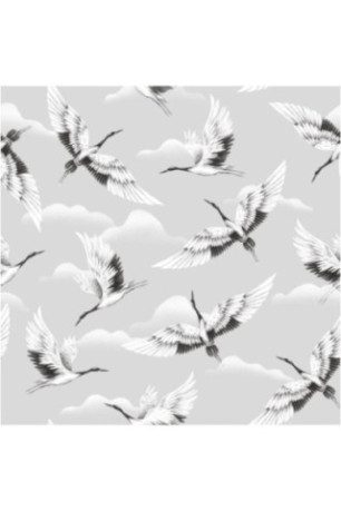 Parure de lit En Satin De Coton - Cranesi - Grey - 160x200cm