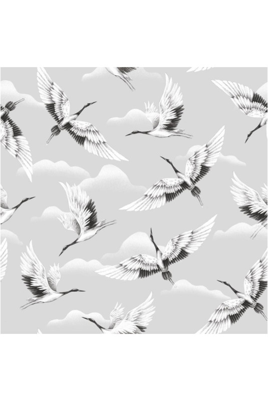 Parure de lit En Satin De Coton - Cranesi - Grey - 160x200cm