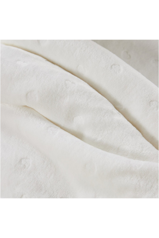 Couverture Uni Gabarit - Kisalis - Ecru - 150x200cm