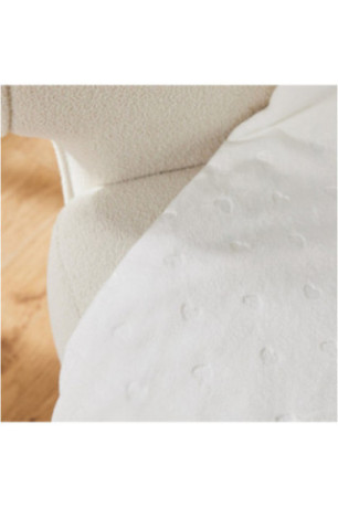 Couverture Uni Gabarit - Kisalis - Ecru - 150x200cm