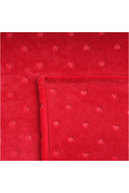 Couverture Uni Gabarit - Kisalis - Red - 150x200cm