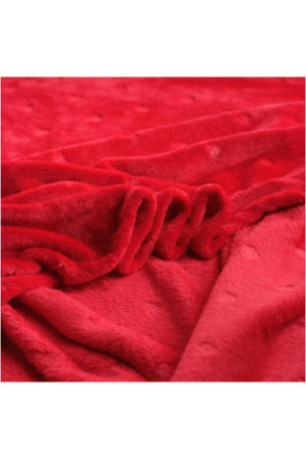 Couverture Uni Gabarit - Kisalis - Red - 150x200cm