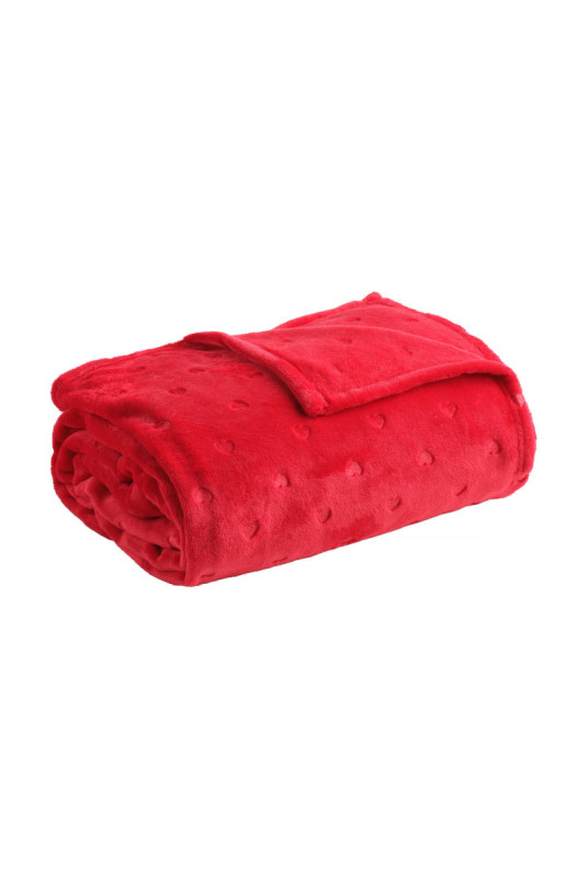 Couverture Uni Gabarit - Kisalis - Red - 150x200cm