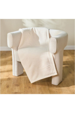 Couverture Solide - Atellea - Ecru - 150x200cm