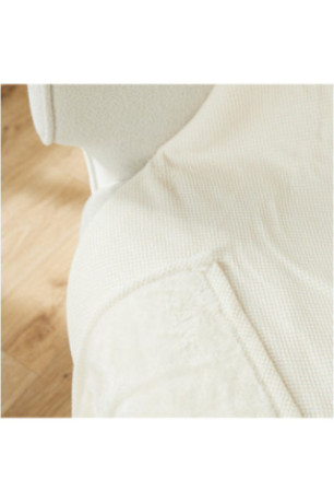 Couverture Solide - Atellea - Ecru - 150x200cm