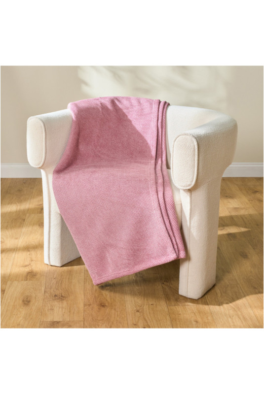 Couverture Solide - Atellea - Pink - 150x200cm
