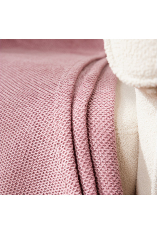 Couverture Solide - Atellea - Pink - 150x200cm