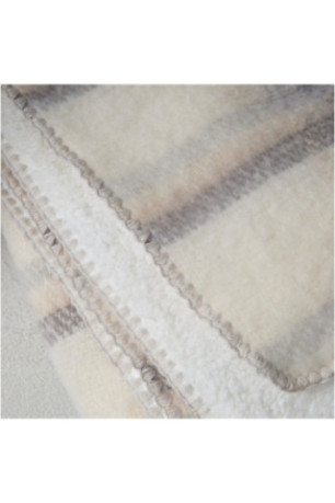 Couverture À Motifs - Hericu - Grey Beige - 150x200cm