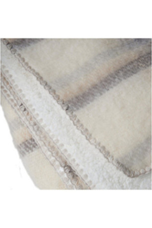 Couverture À Motifs - Hericu - Grey Beige - 150x200cm