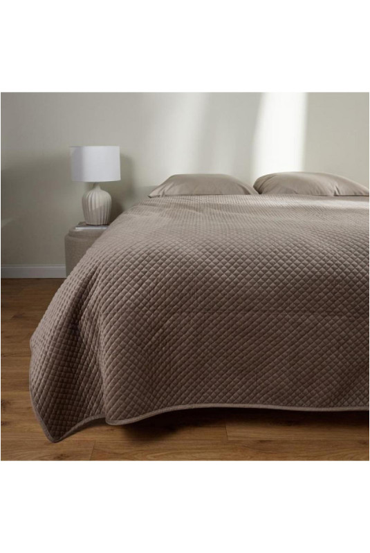 Couvre-litSolide - Plums - Light Brown - 0x220cm