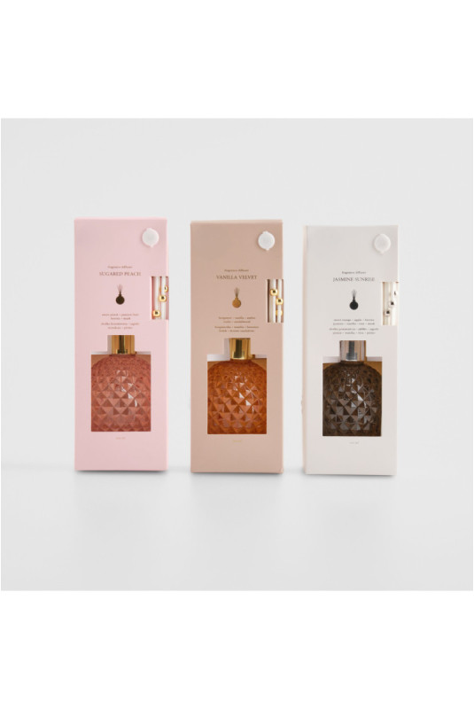 Diffuseur De Parfum - Cristalia - Silver - 8.5x8.5x23cm Contenance: 200ml