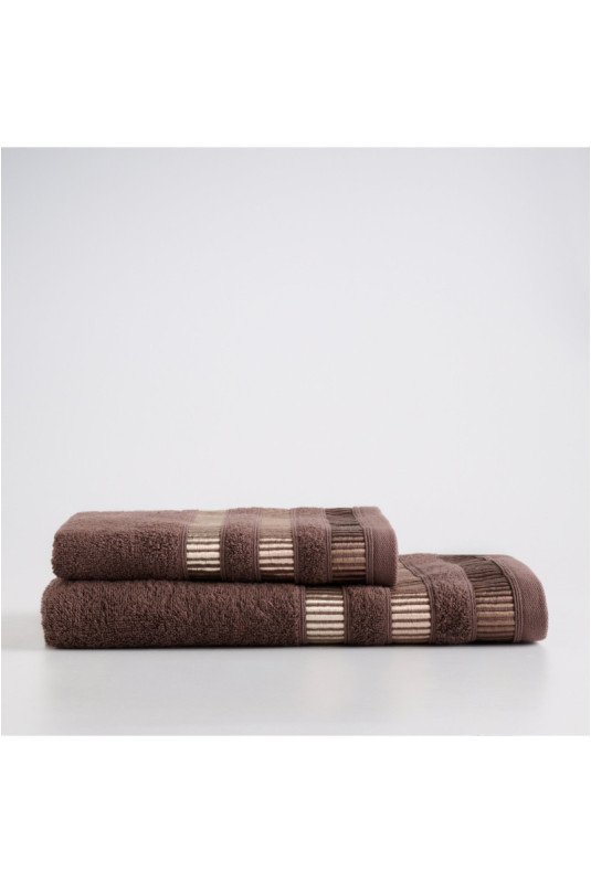 Serviette De Bain - Alicante - Brown - 70x130cm