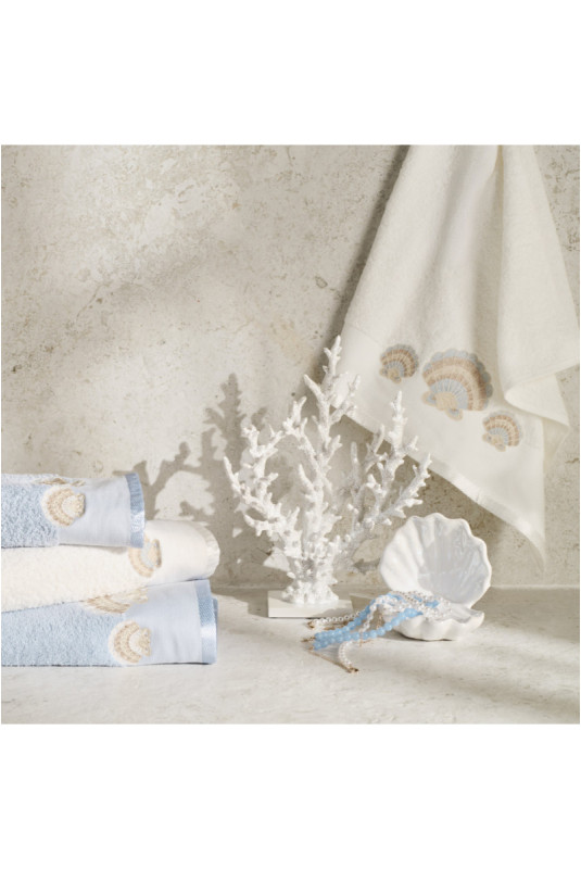Serviette De Bain Décorative - Marelo - Blue - 70x130cm