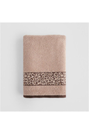 Serviette De Bain Décorative - Savanna - Dark Beige - 70x130cm