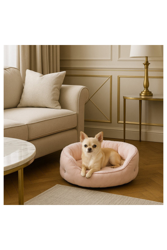 Lit Pour Animaux De Compagnie - Cosali - Pink - 65x70x28cm