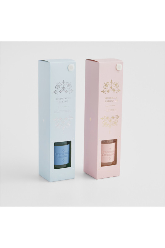 Diffuseur De Parfum - Veyra - Blue - 6.7x6.7x28cm Contenance: 150ml