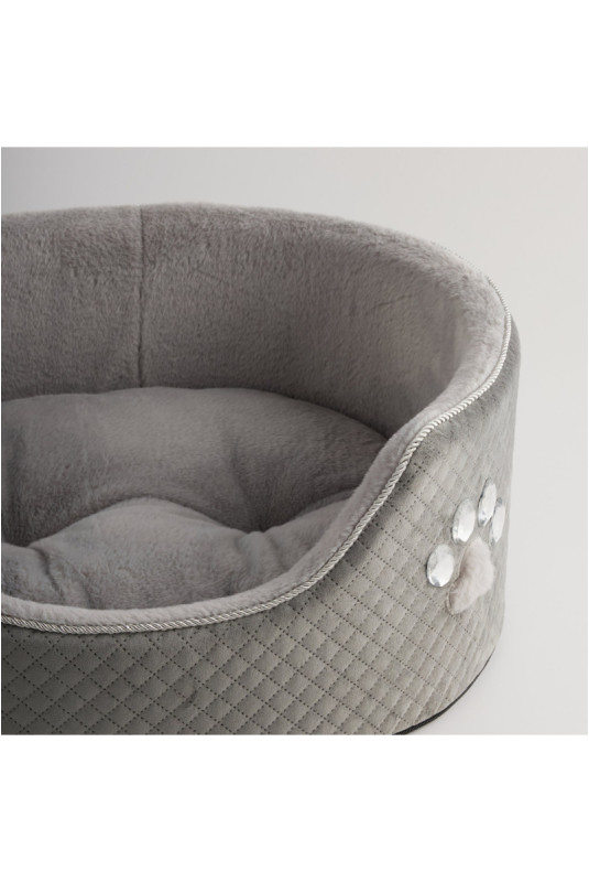 Lit Pour Animaux De Compagnie - Finko - Grey - 54x60x28cm