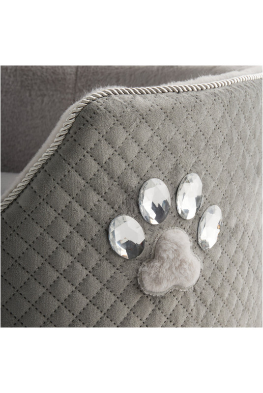 Lit Pour Animaux De Compagnie - Finko - Grey - 54x60x28cm