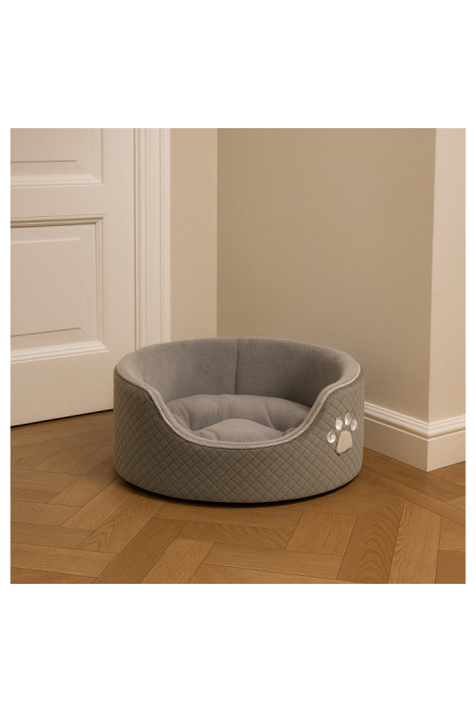 Lit Pour Animaux De Compagnie - Finko - Grey - 54x60x28cm