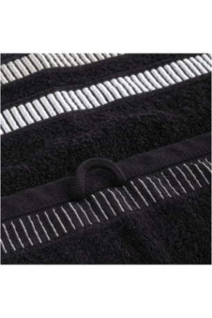 Serviette De Bain - Alicante - Black - 50x90cm