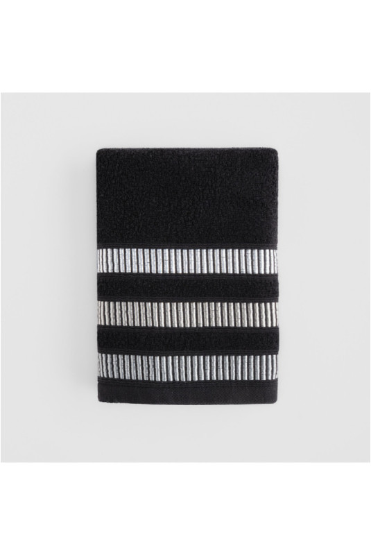 Serviette De Bain - Alicante - Black - 50x90cm