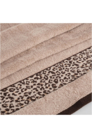 Serviette De Bain Décorative - Savanna - Dark Beige - 50x90cm