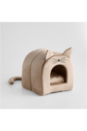 Lit Pour Animaux De Compagnie - Marico - Beige - 37x37x37cm