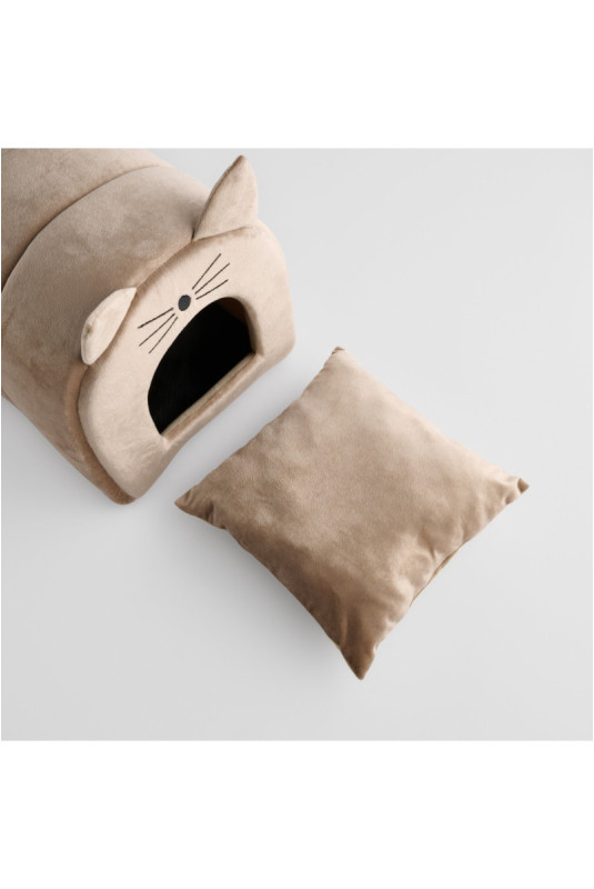 Lit Pour Animaux De Compagnie - Marico - Beige - 37x37x37cm