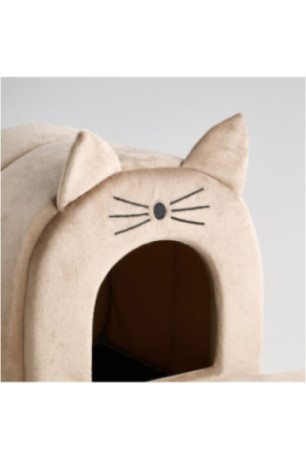 Lit Pour Animaux De Compagnie - Marico - Beige - 37x37x37cm