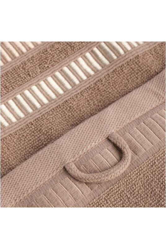 Ensemble De Serviettes De Bain - Alicante - Beige - 30x50cm