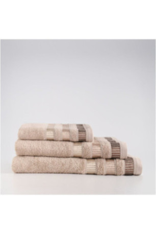 Serviette De Bain - Alicante - Beige - 100x150cm