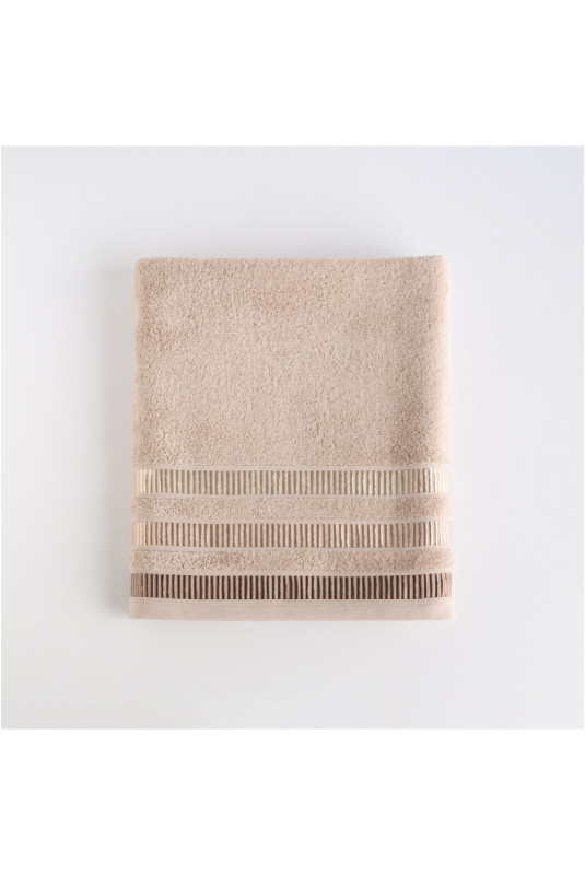 Serviette De Bain - Alicante - Beige - 100x150cm