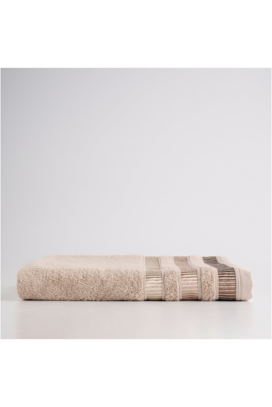 Serviette De Bain - Alicante - Beige - 100x150cm