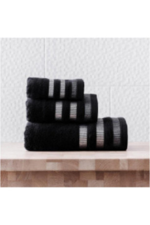 Serviette De Bain - Alicante - Black - 100x150cm