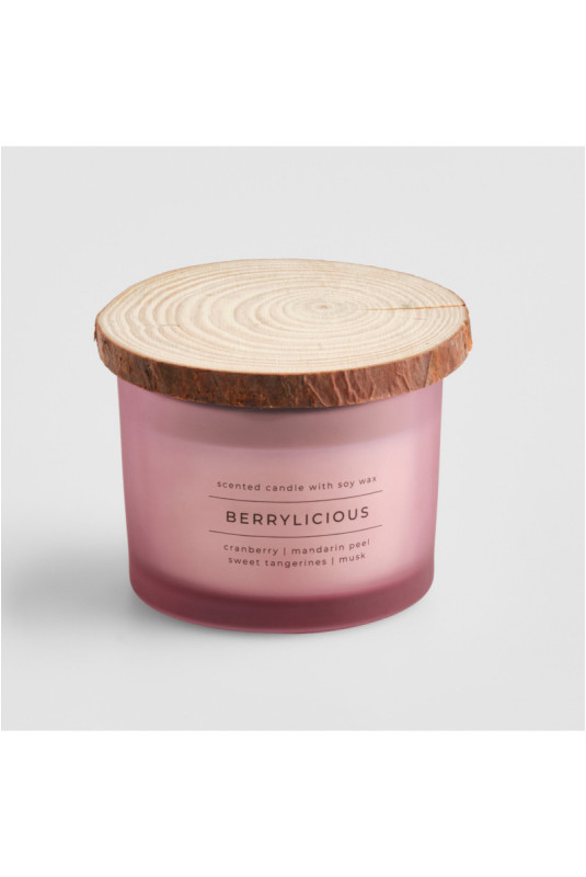 Bougie Parfumée - Optica - Light Pink - H: 9cm dia: 12cm