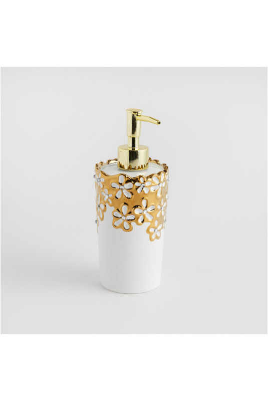Distributeur - Flossaline Dozownik - Gold - H: 19.2cm dia: 8.4cm Contenance: 350ml