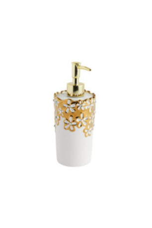 Distributeur - Flossaline Dozownik - Gold - H: 19.2cm dia: 8.4cm Contenance: 350ml