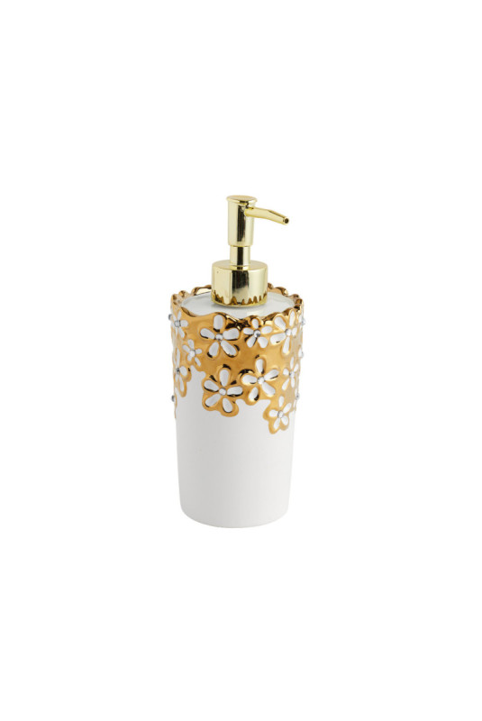 Distributeur - Flossaline Dozownik - Gold - H: 19.2cm dia: 8.4cm Contenance: 350ml