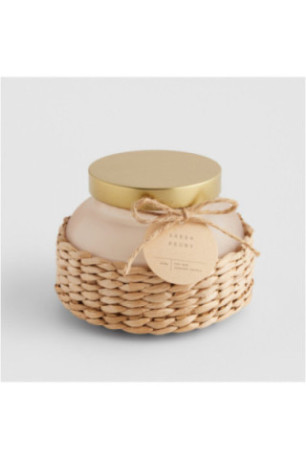 Bougie Parfumée - Pajia - Light Beige - H: 10cm dia: 13cm