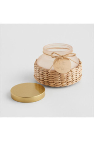 Bougie Parfumée - Pajia - Light Beige - H: 10cm dia: 13cm