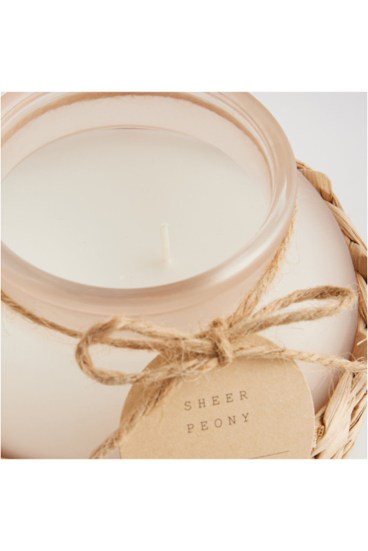 Bougie Parfumée - Pajia - Light Beige - H: 10cm dia: 13cm
