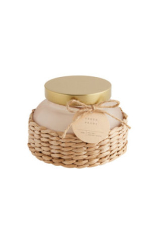 Bougie Parfumée - Pajia - Light Beige - H: 10cm dia: 13cm