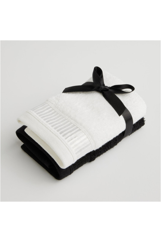 Ensemble De Serviettes De Bain - Alicanty - Black -