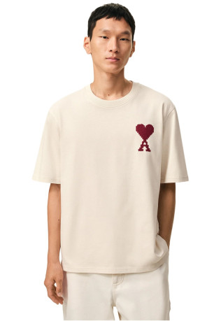T-shirt Soleil Rouge MC Ami paris