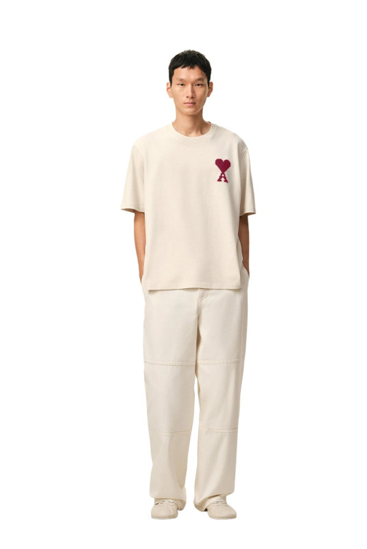 T-shirt Soleil Rouge MC Ami paris