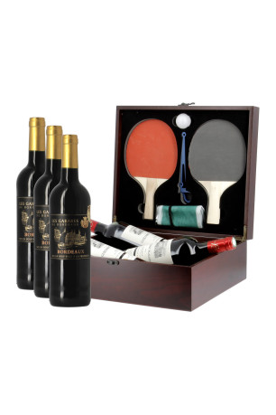 Coffret Prestige Ping Pong - Bordeaux - 3x75 cl