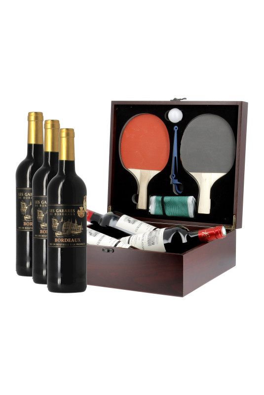 Coffret Prestige Ping Pong - Bordeaux - 3x75 cl