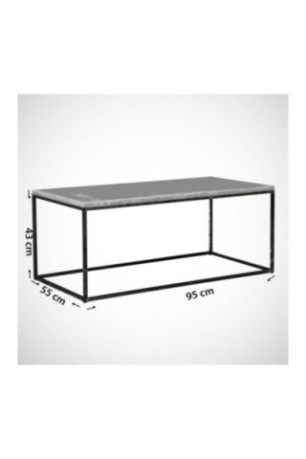 Table basse - Noir et blanc