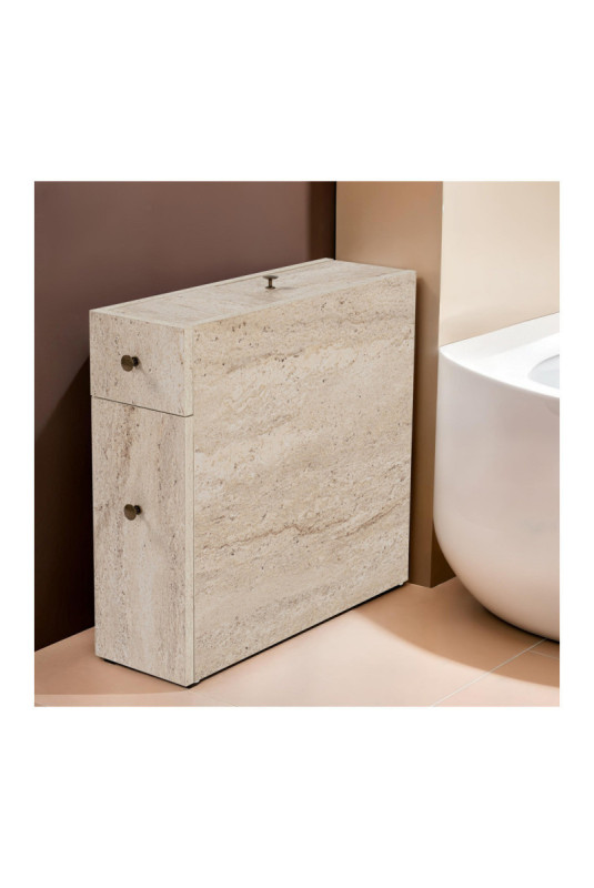 Armoire de toilette - Travertin