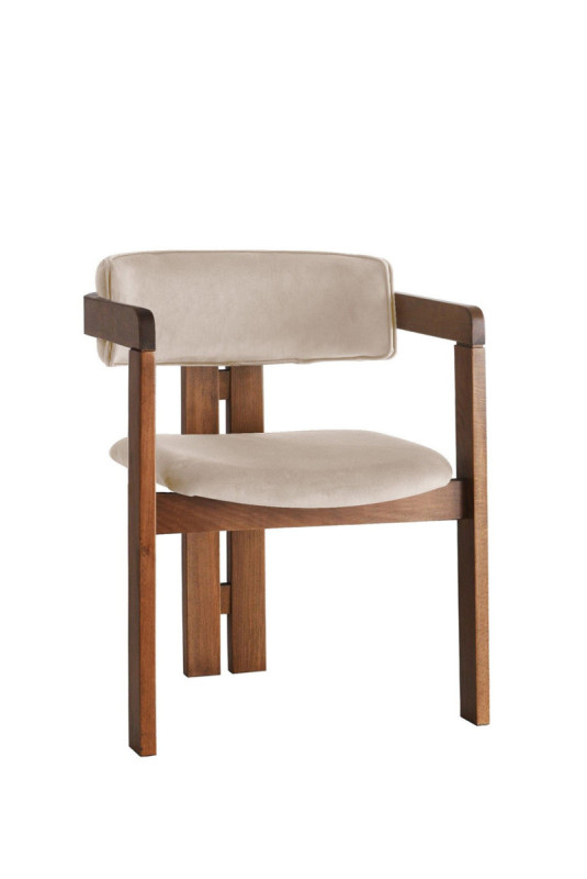 Chaise - Beige noyer